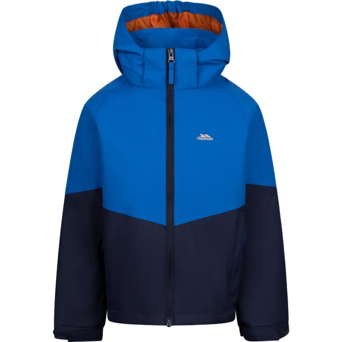 Trespass Childrens Boys Dexterous Waterproof Rain Jacket (Blauw)