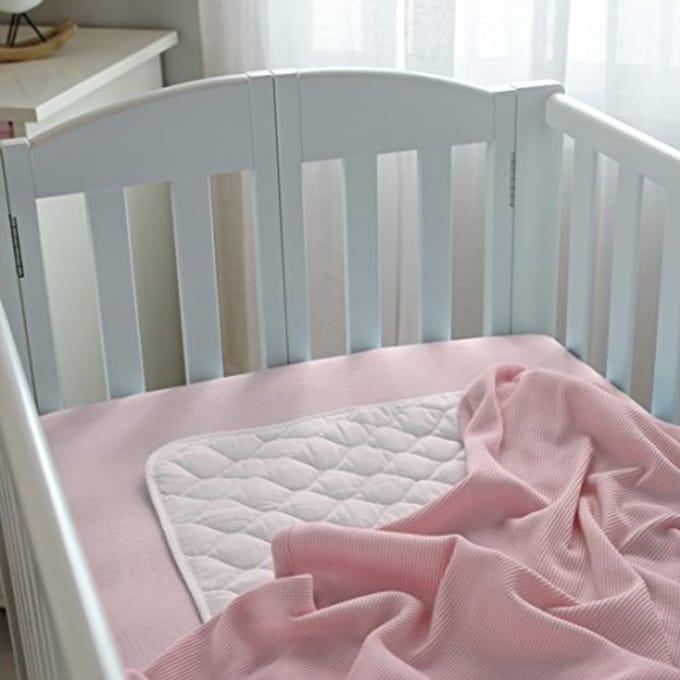 100% katoen wikkeldoek/thermodeken voor baby's - 30 x 102 cm - roze