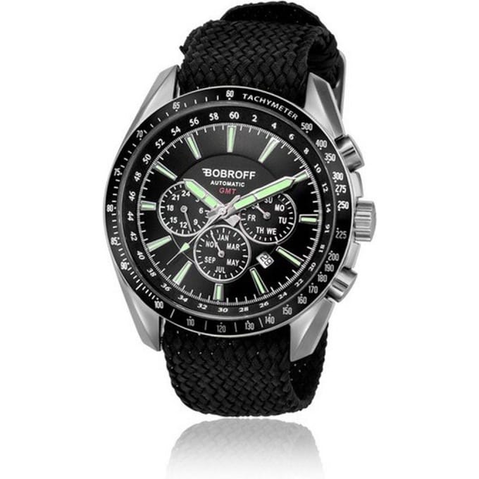 Bobroff Heren Horloge BF0010V2PN 42mm 10 ATM