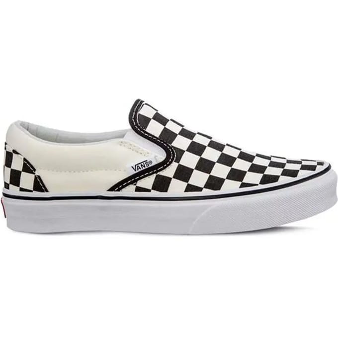 Vans Checkerboard Classic Slip-On Sneaker - Black / Off White