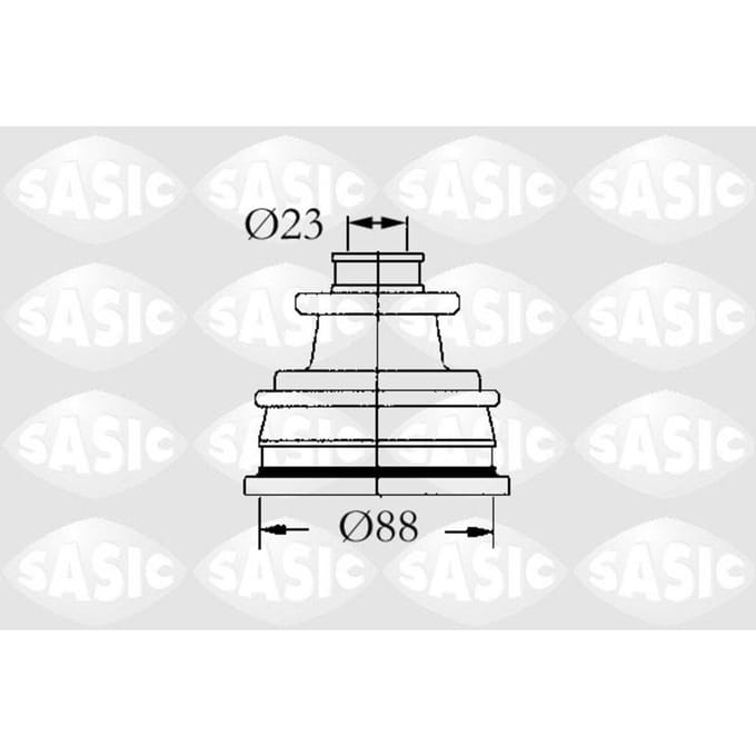 Balgenset, aandrijfas SASIC 4003429