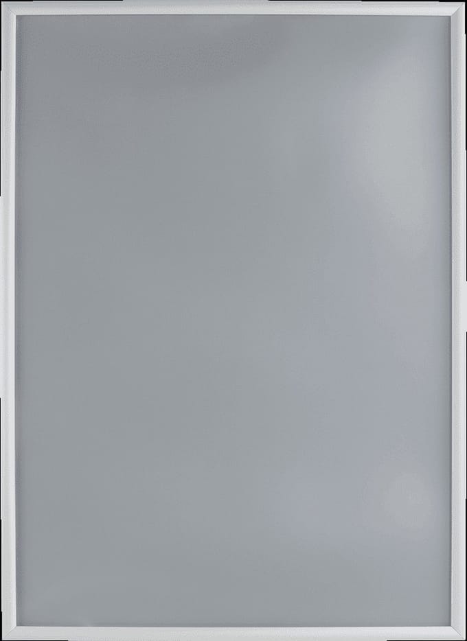 Aluminium kliklijst - 20 mm - spitse hoek A1 - 840 x 594 mm