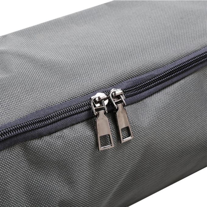 Sac de tapis de Yoga, sac de transport à fermeture éclair complète, Durable, sangle d'épaule réglable, multifonctionnel noir