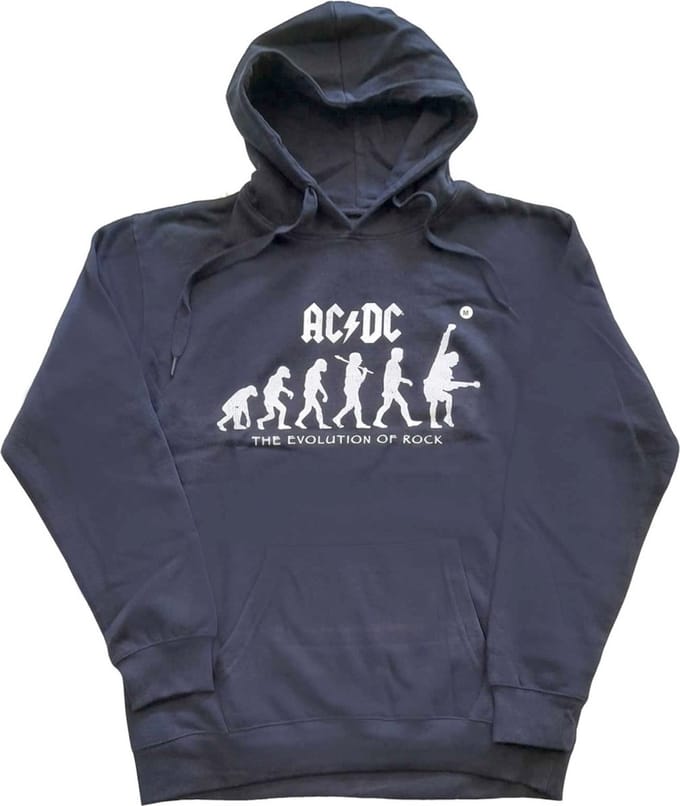 AC/DC - Evolution Of Rock Hoodie/trui - S - Blauw