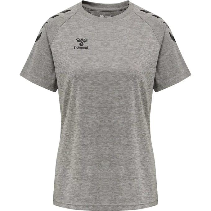 Hummel Core XK Core Poly Shirt Dames - sportshirts - grijs - Vrouwen