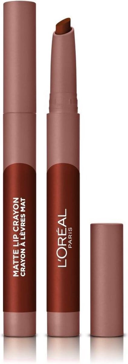 L'Oréal Matte Lip Crayon Lipstick - 109 Flirty Toffee