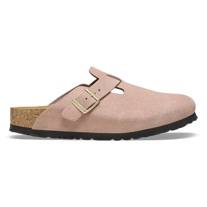 Suède klompen Birkenstock Boston