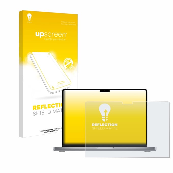 upscreen - Screenprotector voor Apple MacBook Pro 14" 2021 - Folie Beschermfolie anti glare matte