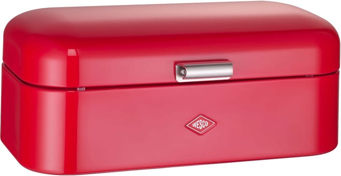 WESCO Grandy Broodtrommel | 10 Liter - Maat L | Metaal - Rood | Keukenopslag