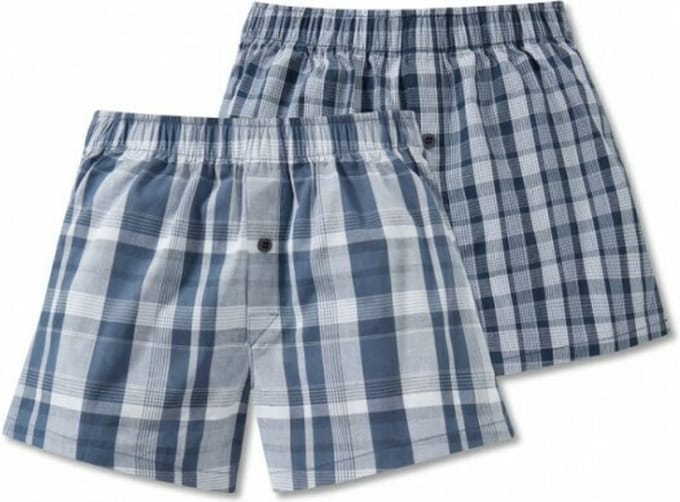 Schiesser - Jongens boxers 2-pack - geruit - 10 jaar