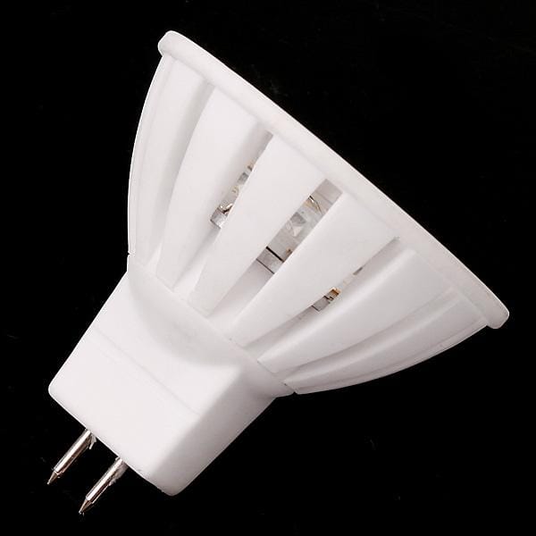 5.5W GU5.3 MR16 12V Blanc 4 LED Ampoule Projecteur En Céramique Lumineux SM blanc