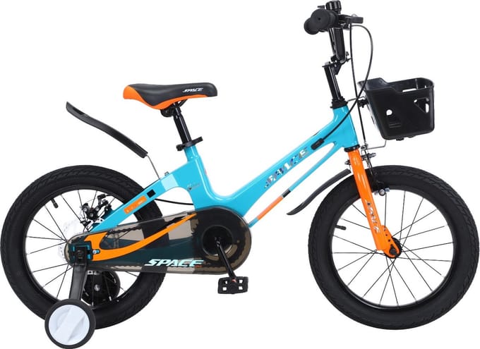 SKYS kinderfiets 14 inch - 3 t/m 5 jaar - lichtgewicht magnesiumlegering