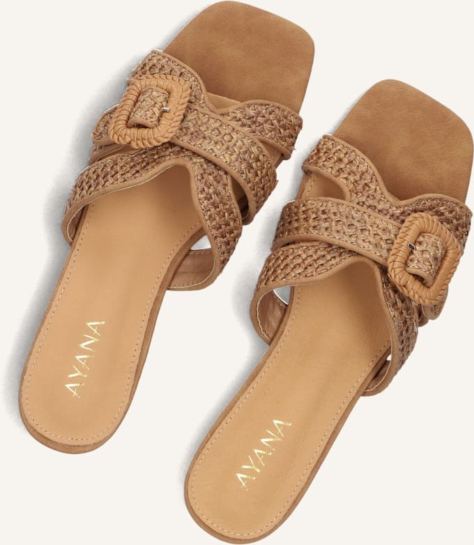 AYANA 0667-6 Slippers - Dames - Camel - Maat 41
