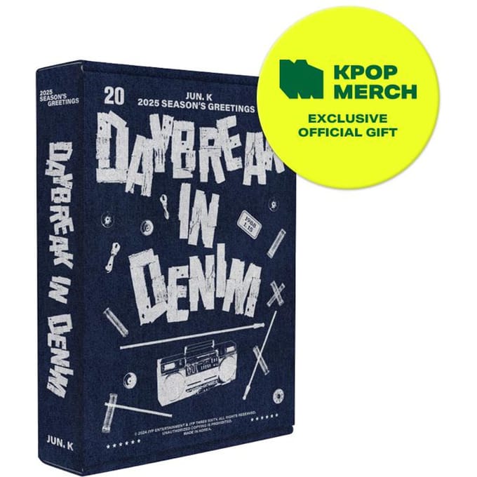 JUIN. K - Meilleurs vœux pour 2025 [DAYBREAK IN DENIM] KPOP MERCH POB yellow