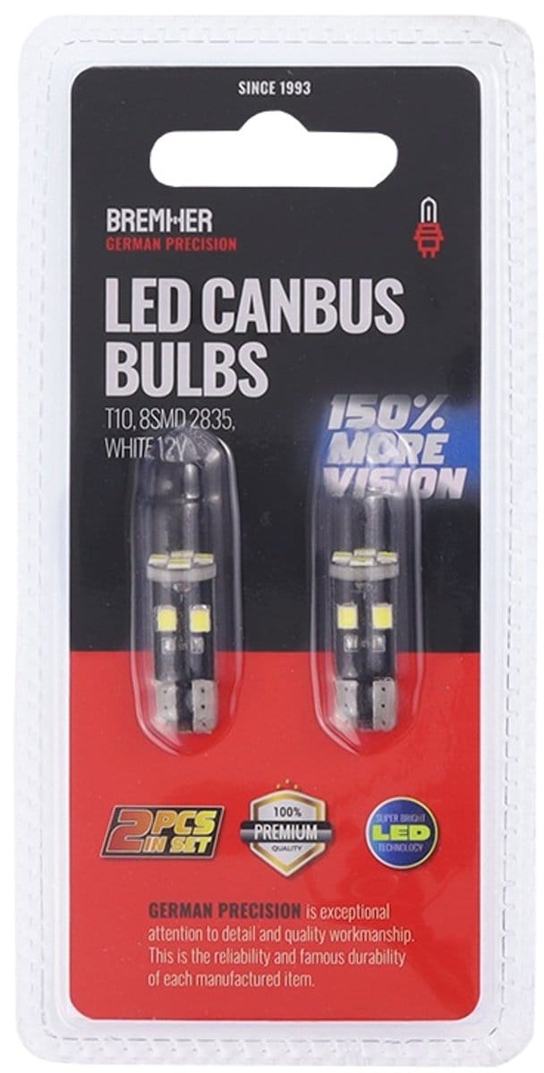 auto ledlamp t10 12v - canbus ledlamp - auto ledverlichting - voertuig ledlamp - auto lamp