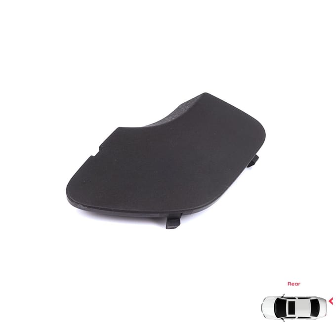 BSP1193 Achterbumper Trekhaak Oogafdekking Zwart voor Renault Dacia Duster MK2 HM 2017-2023 511656583R