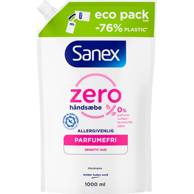 Sanex Zero % Hand Soap Refill 1000 ml