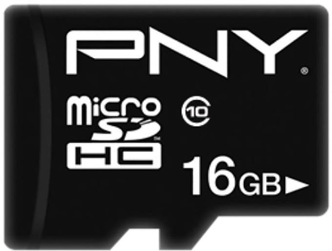 Micro SD Memory Card with Adaptor PNY Performance Plus C10