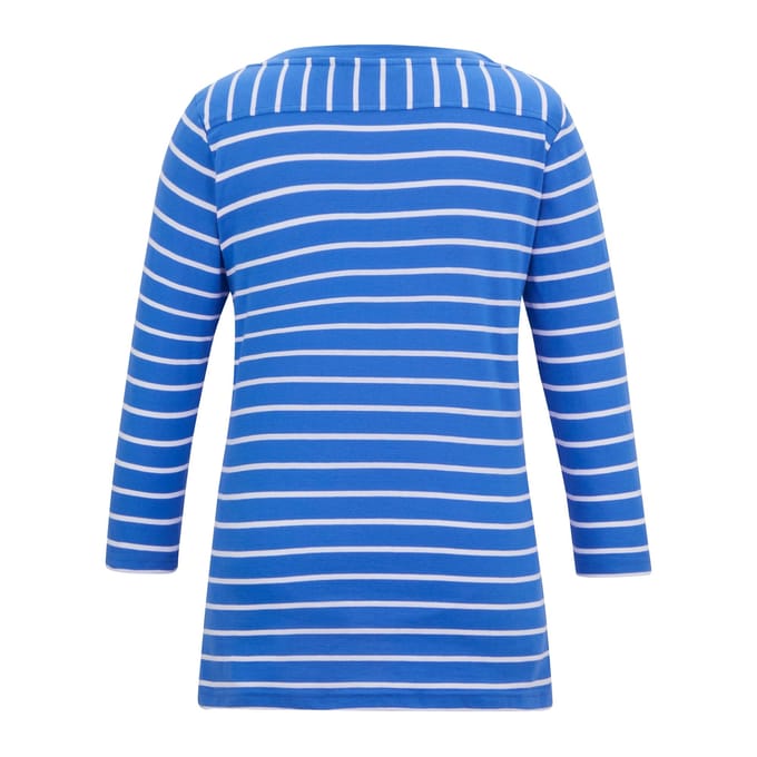 Regatta Dames/Dames Baylette II Gestreept T-shirt (Sonisch blauw/wit)