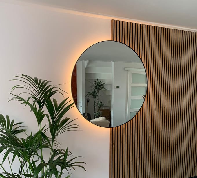 Spiegelverlichting 2 meter - Warm Wit 2700K - Met snoerdimmer Led verlichting voor spiegels - Badkamerverlichting