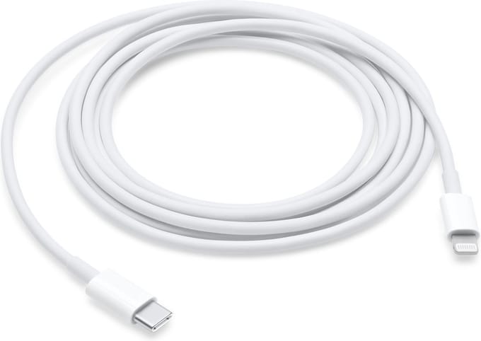 iPhone oplader kabel 2 meter geschikt voor Apple iPhone 6,7,8,X,XS,XR,11,12,13,Mini,Pro Max - iPhone kabel - iPhone oplaadkabel - Lightning naar USB-C kabel - iPhone lader - iPhone charging cable - USB‑C-naar-Lightning-kabel (2 m)