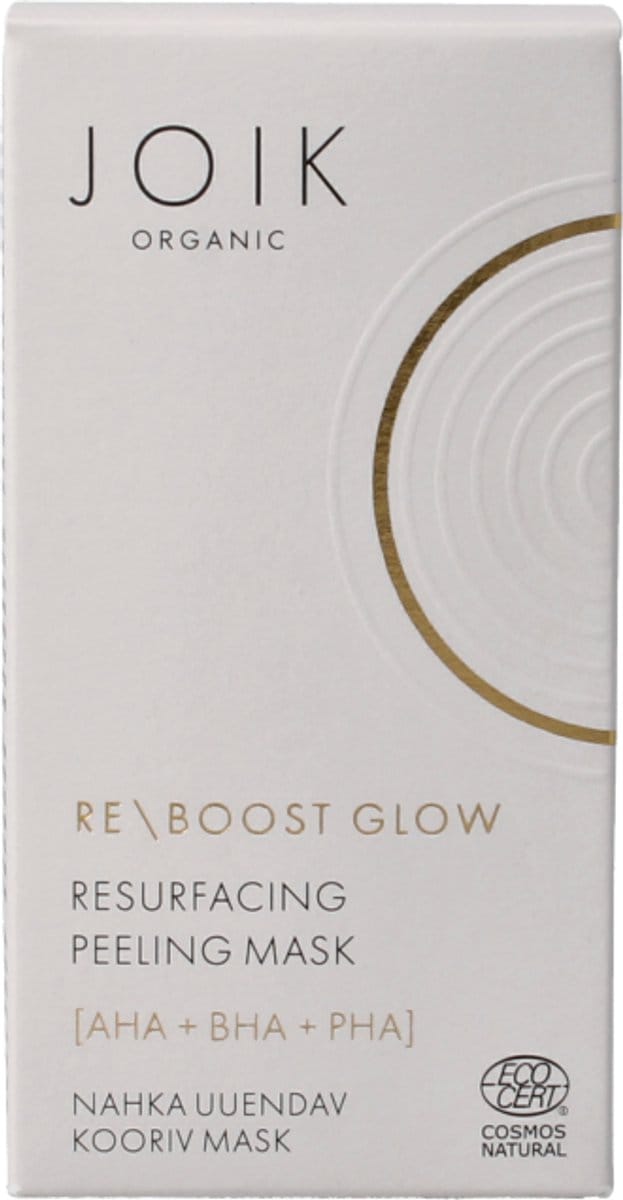 JOIK Organic - Re-boost Glow AHA+BHA+PHA Resurfacing Peeling Mask - 50 ml