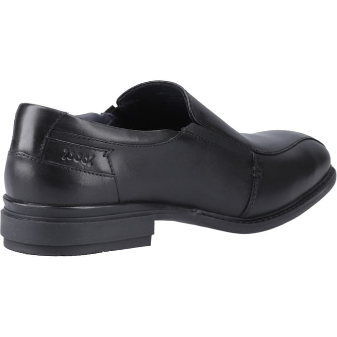 Pod Spear Leer Heren Zwart Slip-On Schoenen