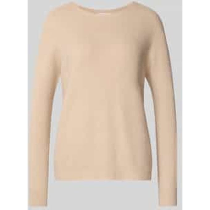 Gebreide pullover met ribboorden