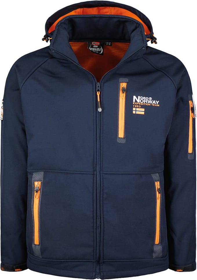 Geographical Norway Softshell Heren Jas Roddy Navy - S