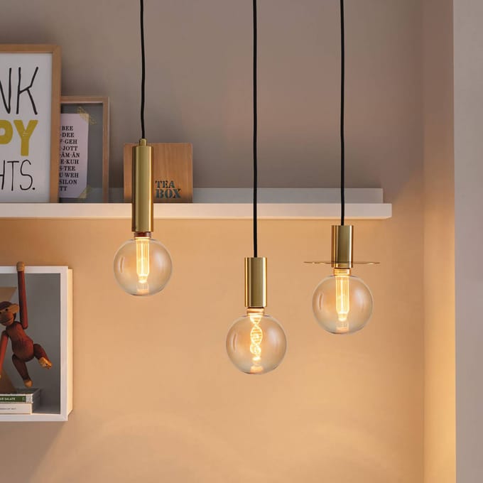 Inner Glow Edition LED Globe Helix E27 230V 180lm 3,5W 1800K Goud
