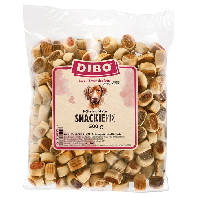 Voordeelpakket: 2x500g DIBO Snackie Mix hondensnacks