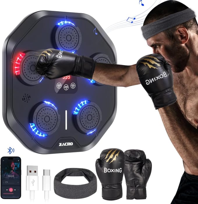 Muziek Boksmachine - Elektronische Boxing met Muziek