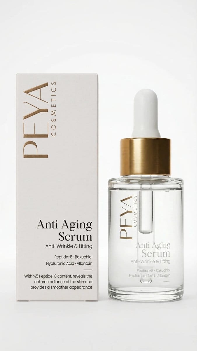 Peya Cosmetics Anti-Aging Gezichtsserum - Peptide-8, Bakuchiol & Hyaluronzuur - 30 ml