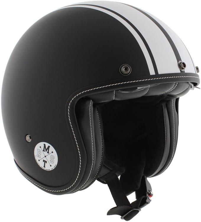 MT Jethelm Le Mans II SV S Speed mat zwart wit