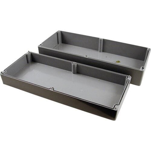 Hammond Electronics 1590ZGRP264 Universele behuizing 600 x 250 x 160 Polyester Grijs 1 stuk(s)