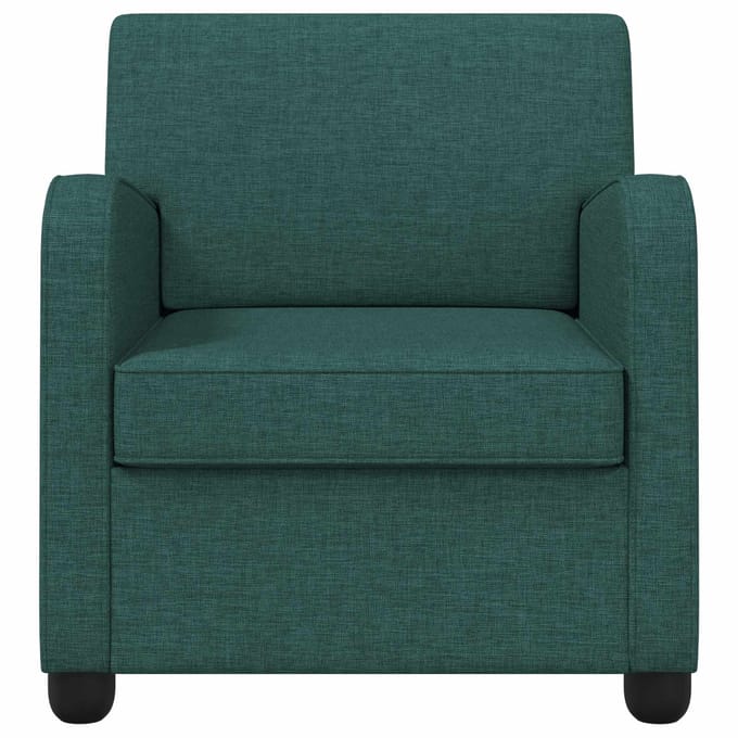 vidaXL - Fauteuil - Donkergroen - Stof