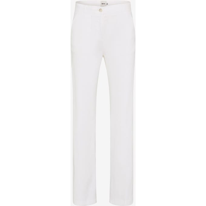 Brax Dames Palazzobroek  Style MAINE, wit, maat 46L