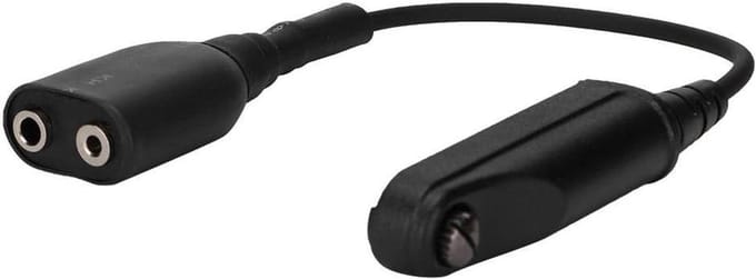 2Pin Audio Kabeladapter Walkietalkie BF-9700 A-58 UV-XR UV-5S GT-3WP UV-9R Plus Den haag