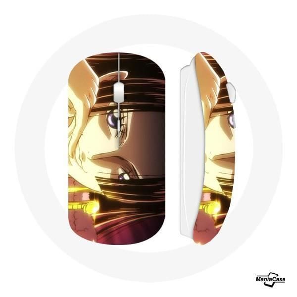 Souris sans fil - MANIACASE - Boa Hancock - Compatible Mac et PC - Clé USB wifi incluse - Blanc