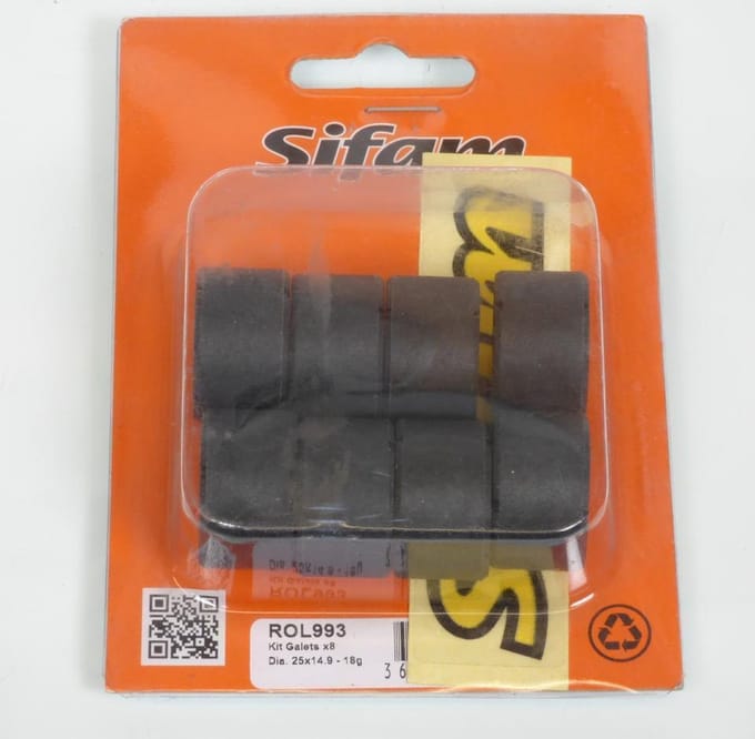 Sifam variatorrol voor Yamaha 500 XP T-Max maxiscooter 2001 tot 2003, nieuw