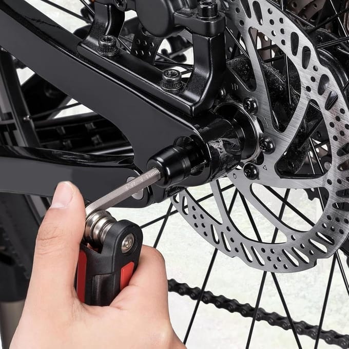Fietstrainer As - Reserveas Trainer - Fietsen Binnen - Verstelbare Breedte - 135-148 mm - Zwart
