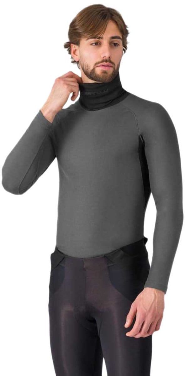 Castelli Flanders 2 High Nekwarmer Grijs M Man