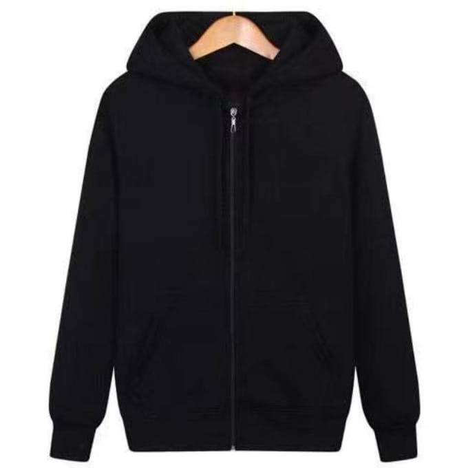 Automne et Hiver Nouveau Pull à Capuche Tendance Homme, Sweat-shirt Veste Molletonnée Ample XXXXL noir