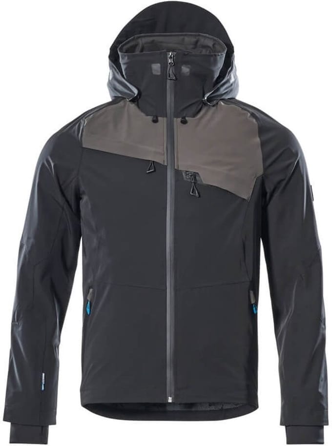 Mascot Advanced Shell jas 17001-411 - zwart/donkerantraciet - S