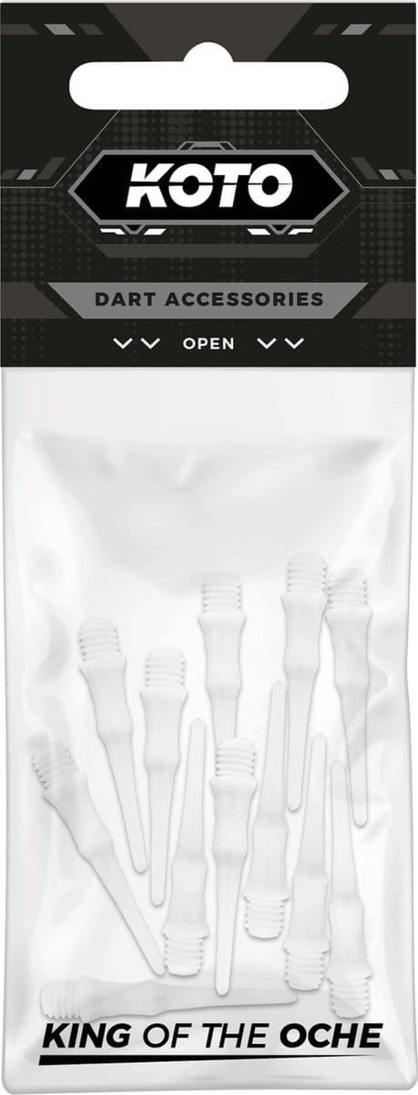 KOTO Soft Tip Dart Points White
