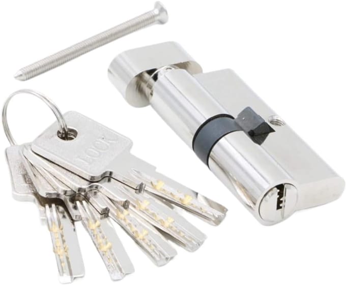 Deurcilinder Slot - Sluitcilinder Deur - Deur Beveiligen - Anti-boor Anti-pick - 90mm - Messing