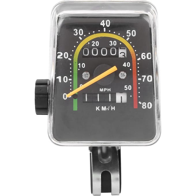 Fietssnelheidsmeter Fietscomputer Mountainbike Code Tabel Waterdichte Mechanische Kilometerteller gray