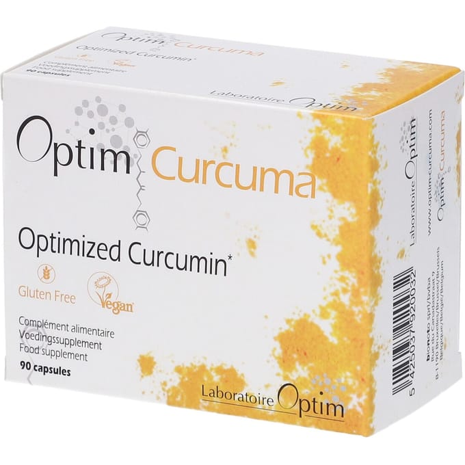 Optim Curcuma 90 capsules - Longvida Curcumine - Kurkuma Extract - Soepele Gewrichten