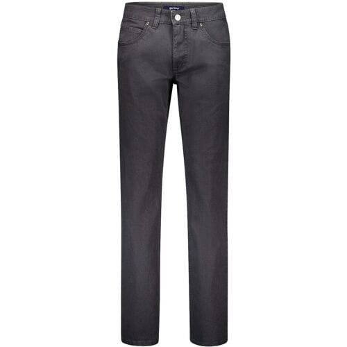 Gardeur Broek Bill Everyday Fine Patterned Cotton Soft Touch Comfort Stretch Donker Grijs / male