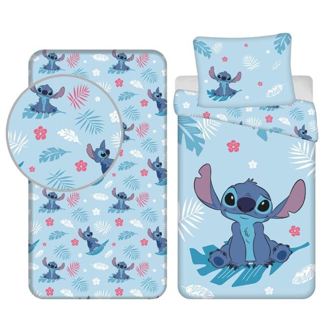 Lilo & Stitch Dekbedset - Dekbedovertrek - Hoeslaken - Kussensloop